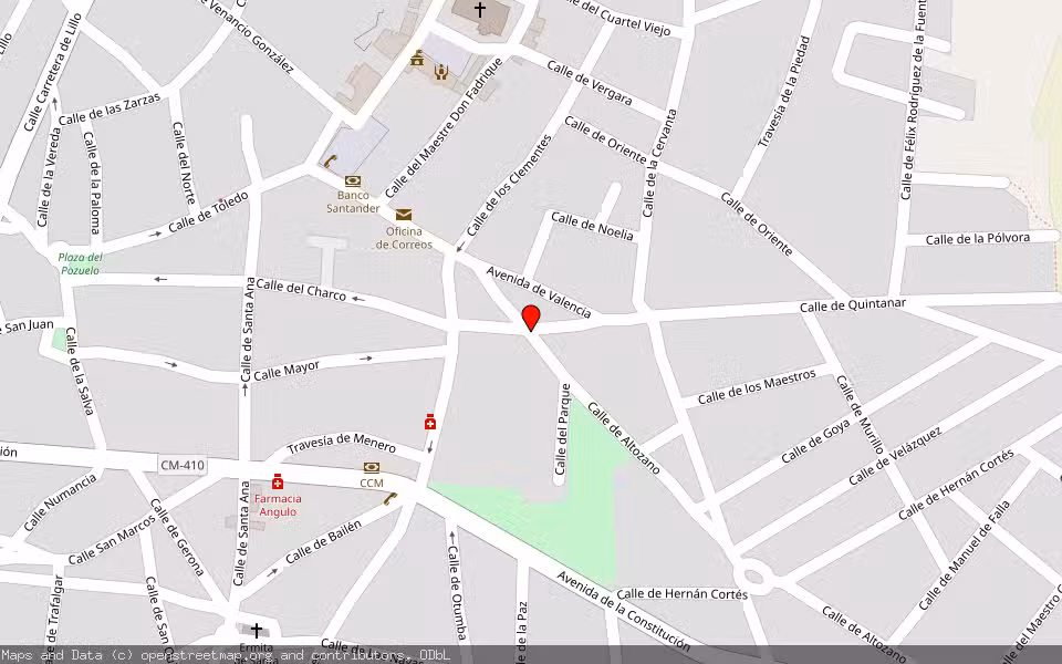 Mapa de Subasta Inmueble (Vivienda) en Villa De Don Fadrique (la), Toledo