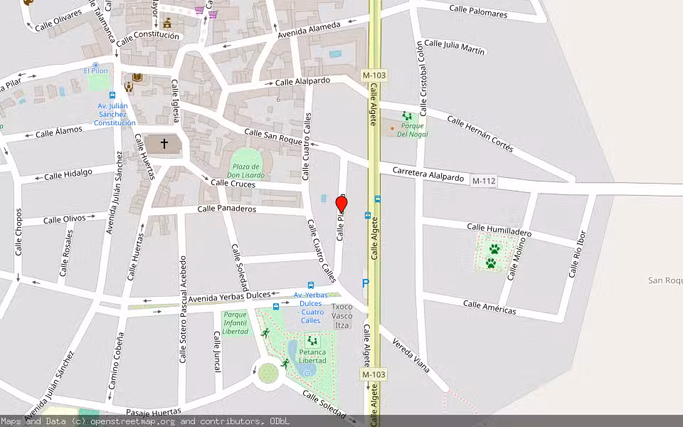 Mapa de Subasta Inmueble (Vivienda) en Fuente El Saz De Jarama, Madrid
