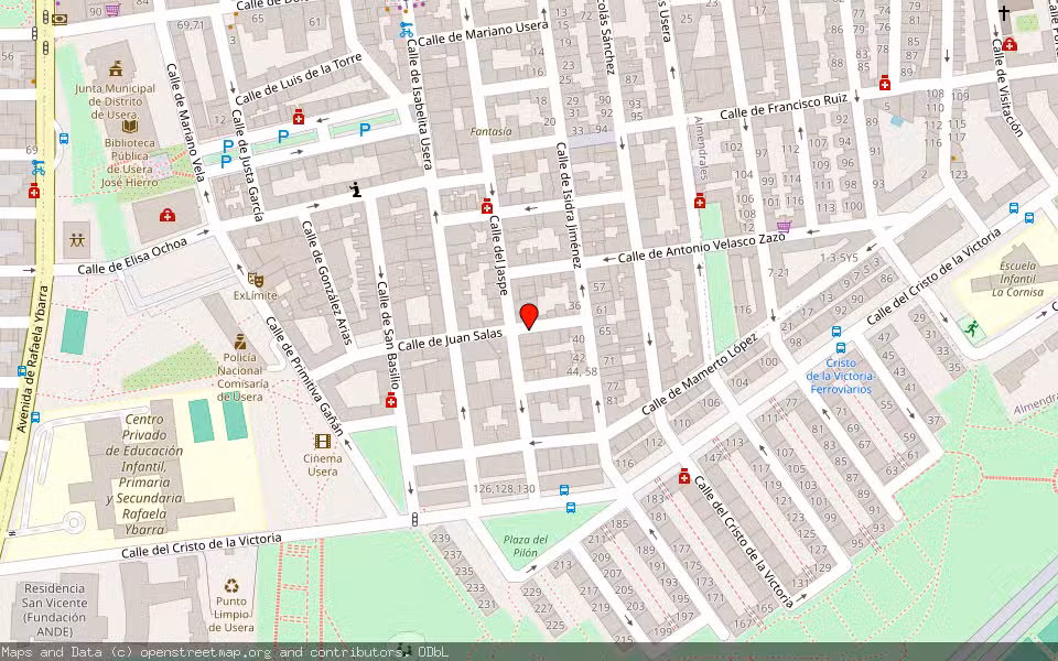 Mapa de Subasta Inmueble (Vivienda) en Madrid