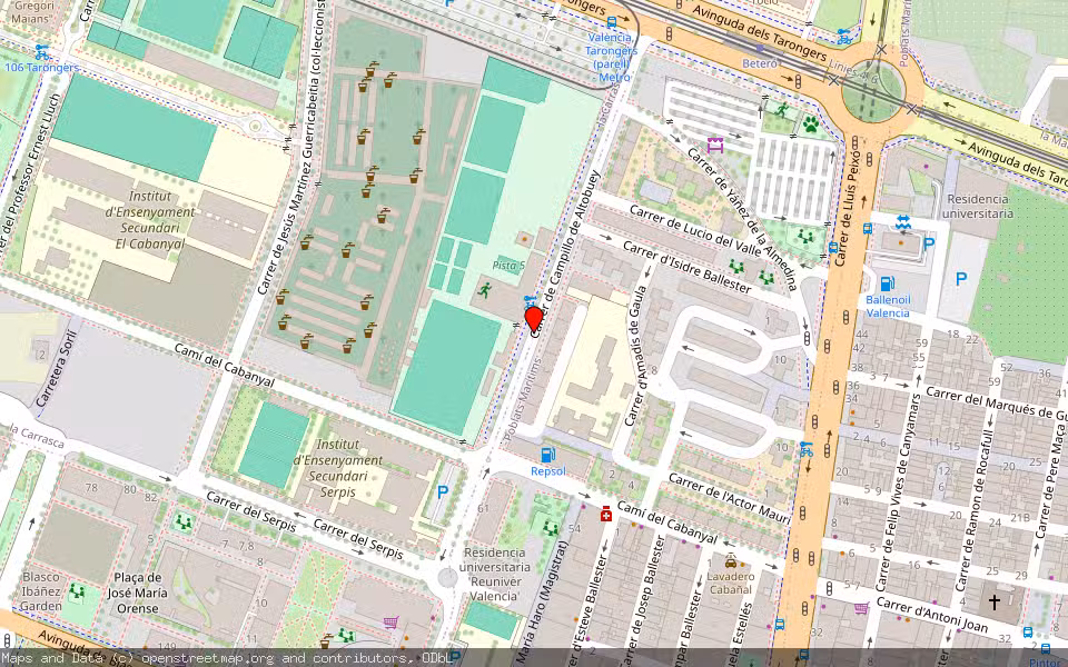 Mapa de Subasta Inmueble (Vivienda) en Valencia, Valencia/València