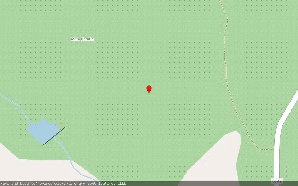 Mapa de Subasta Inmueble (Finca rústica) en Tejeda De Tietar, Cáceres