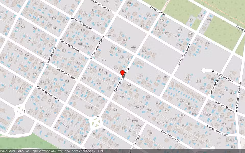 Mapa de Subasta Inmueble (Vivienda) en L'ametlla De Mar, Tarragona