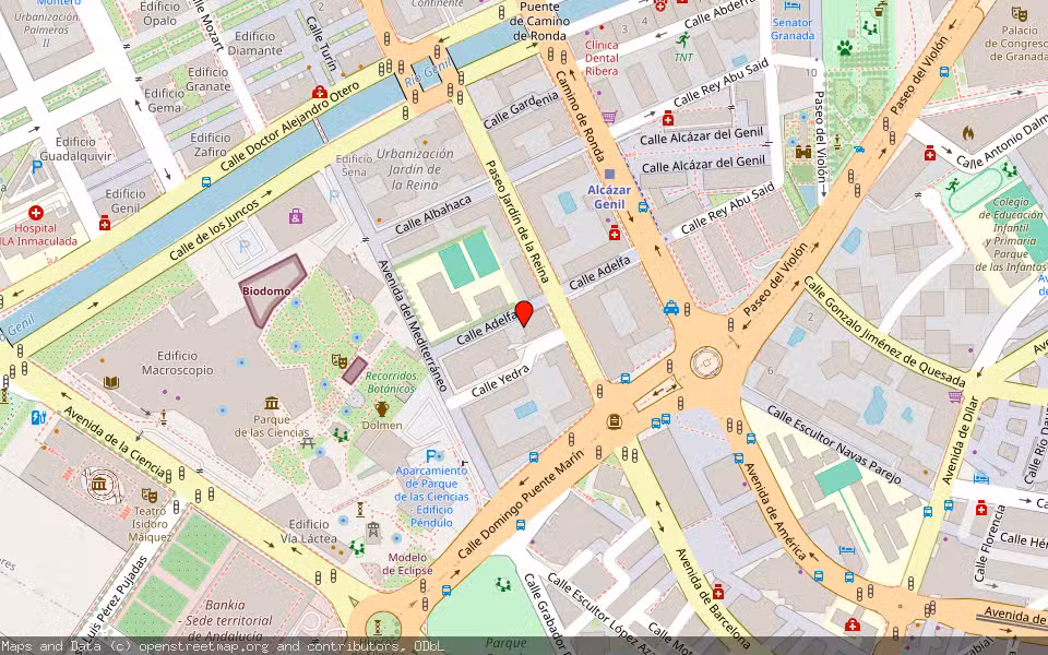 Mapa de Subasta Inmueble (Local comercial) en Granada