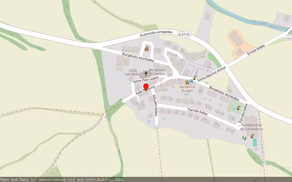 Mapa de Subasta Inmueble (Solar) en Gazeta-elburgo, Araba/Álava