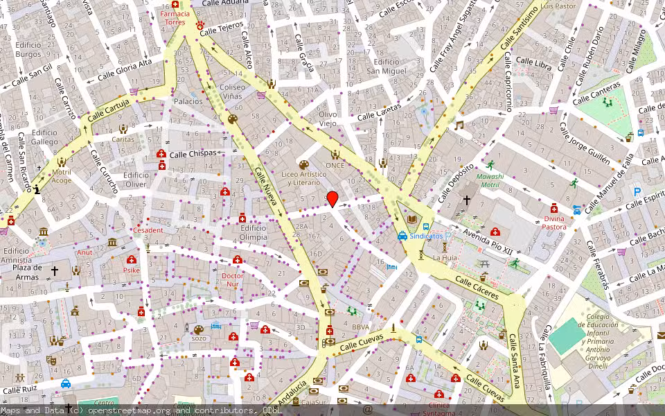 Mapa de Subasta Inmueble (Solar) en Motril, Granada