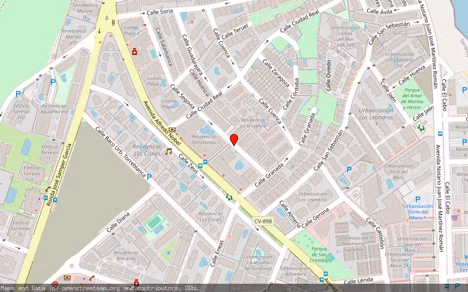 Mapa de Subasta Inmueble (Vivienda) en Torrevieja, Alicante/Alacant