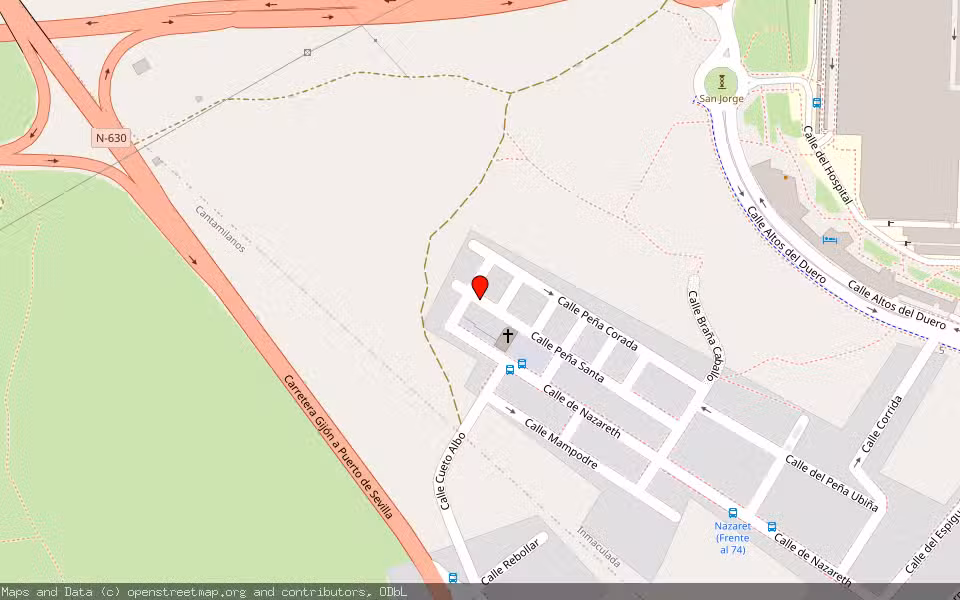 Mapa de Subasta Inmueble (Vivienda) en Leon, León