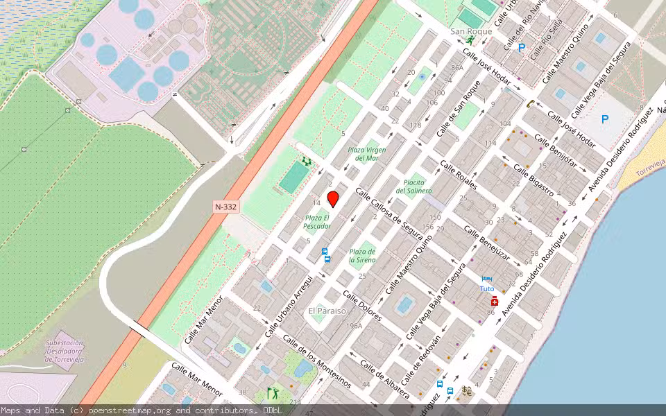 Mapa de Subasta Inmueble (Vivienda) en Torrevieja, Alicante/Alacant