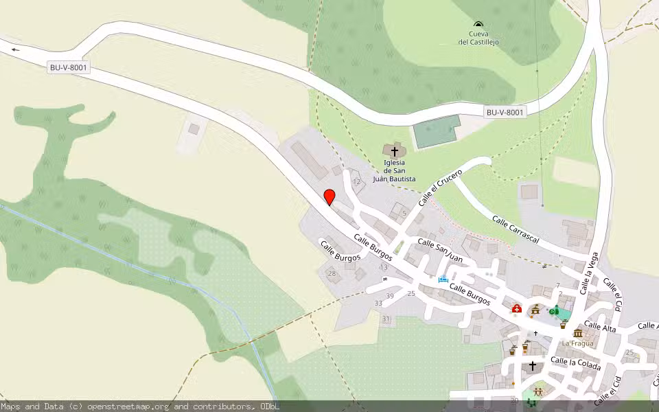 Mapa de Subasta Inmueble (Finca rústica) en Burgos