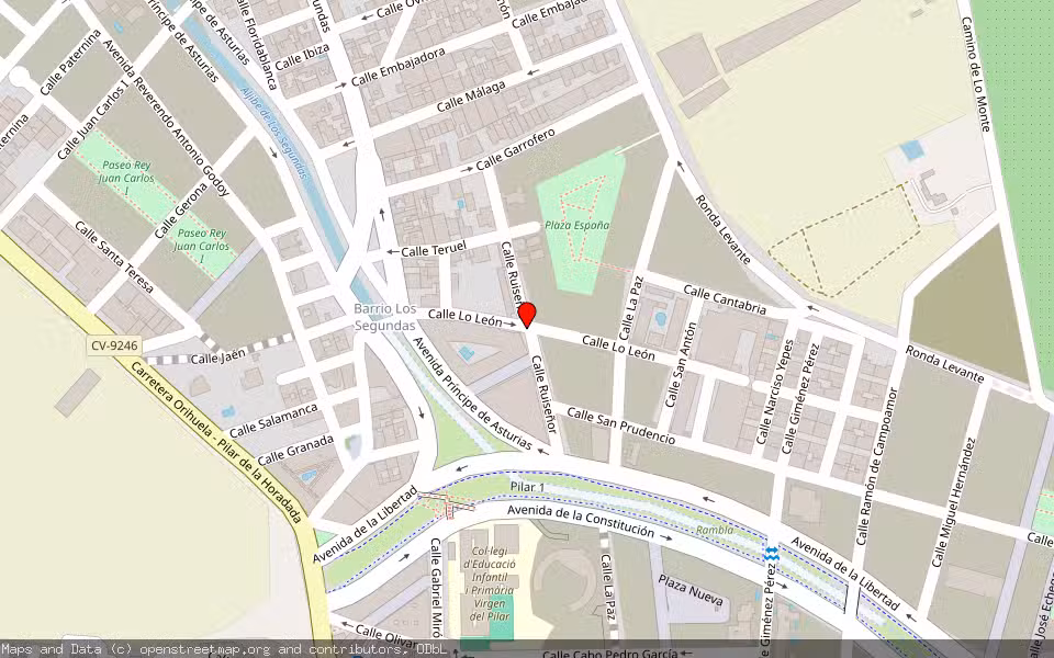 Mapa de Subasta Inmueble (Vivienda) en Pilar De La Horadada, Alicante/Alacant