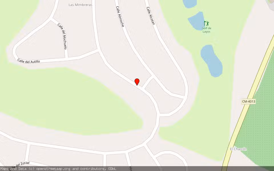 Mapa de Subasta Inmueble (Solar) en Layos, Toledo