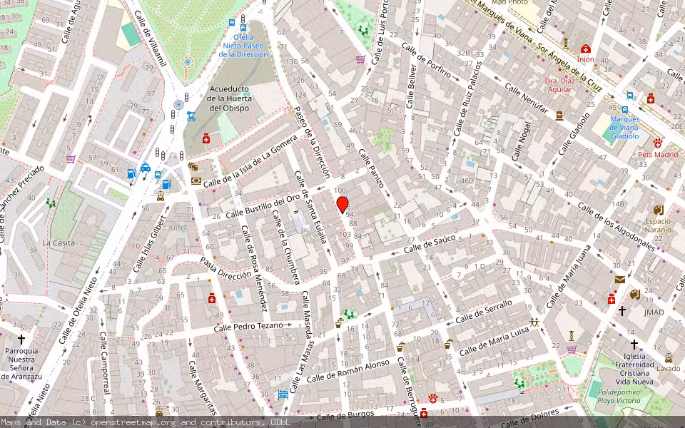 Mapa de Subasta Inmueble (Local comercial) en Madrid