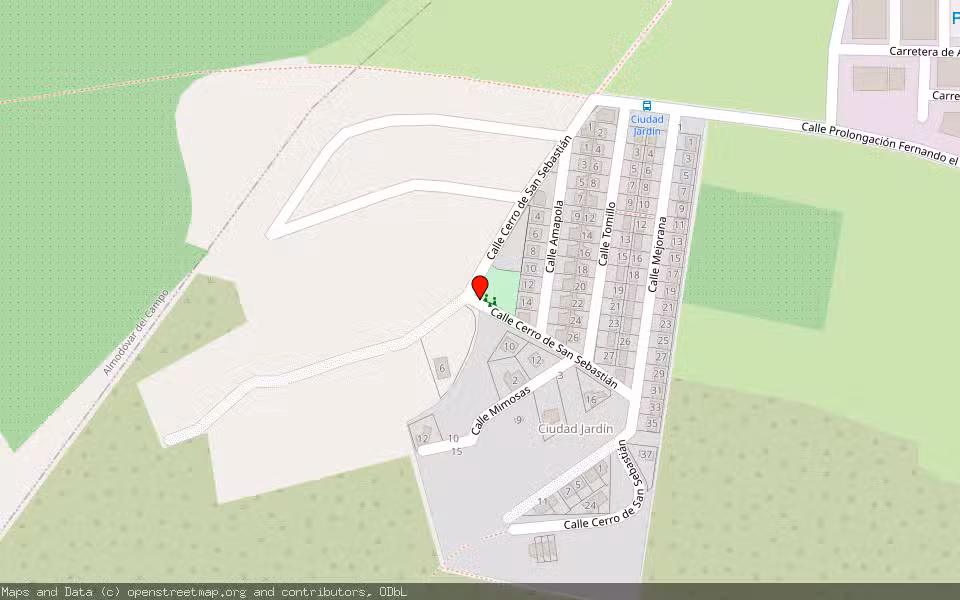Mapa de Subasta Inmueble (Vivienda) en Puertollano, Ciudad Real