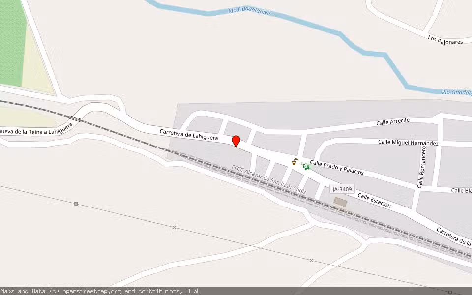 Mapa de Subasta Inmueble (Vivienda) en Villanueva De La Reina, Jaén