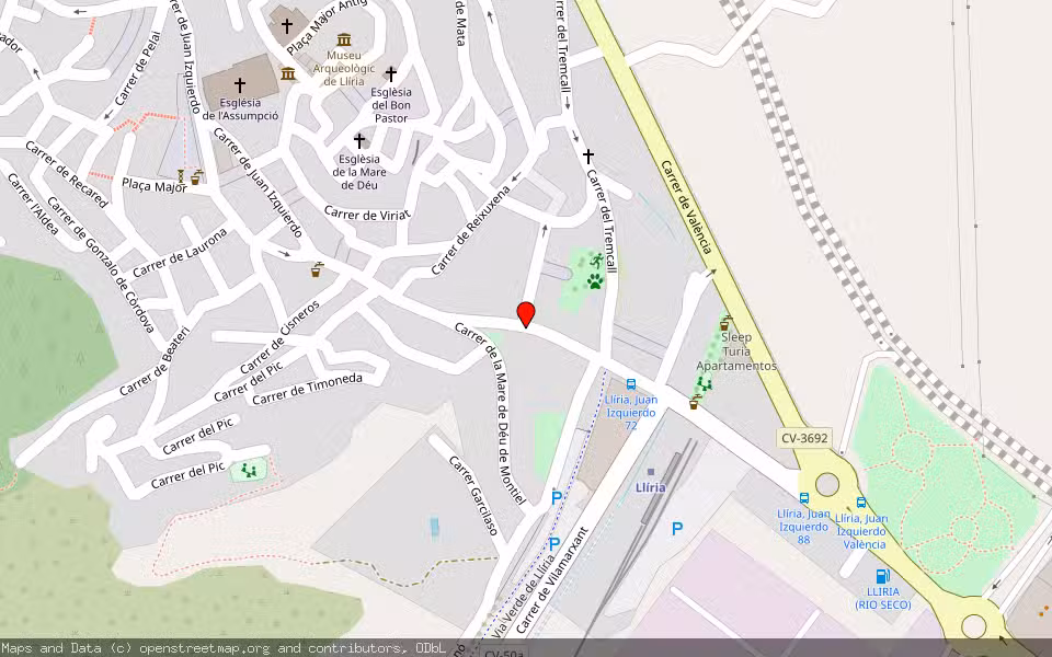 Mapa de Subasta Inmueble (Vivienda) en Llíria, Valencia/València