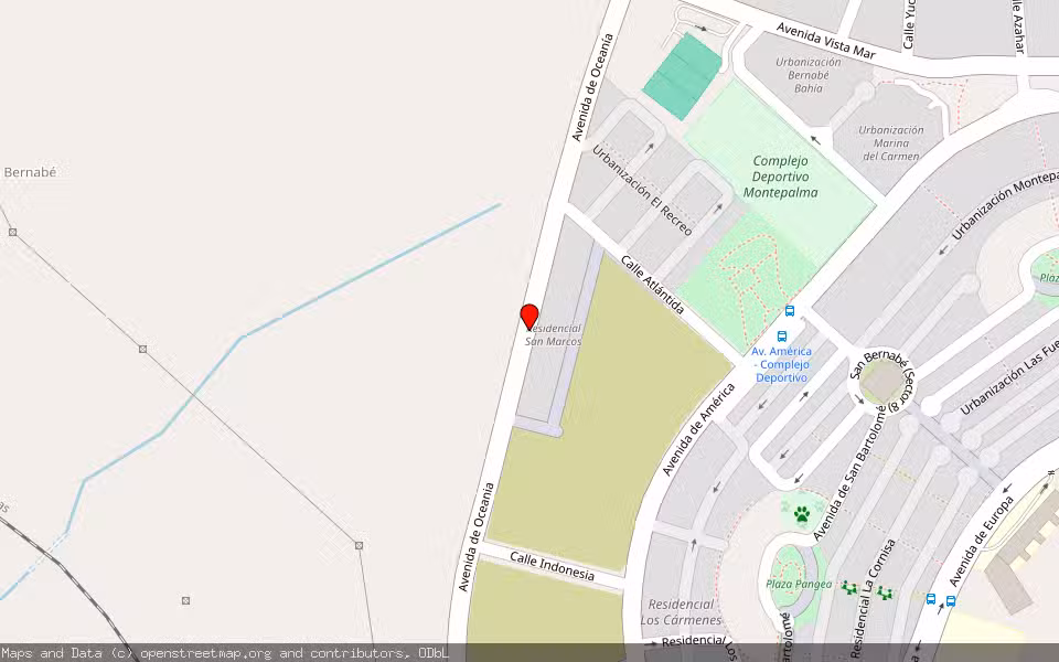 Mapa de Subasta Inmueble (Vivienda) en Algeciras, Cádiz
