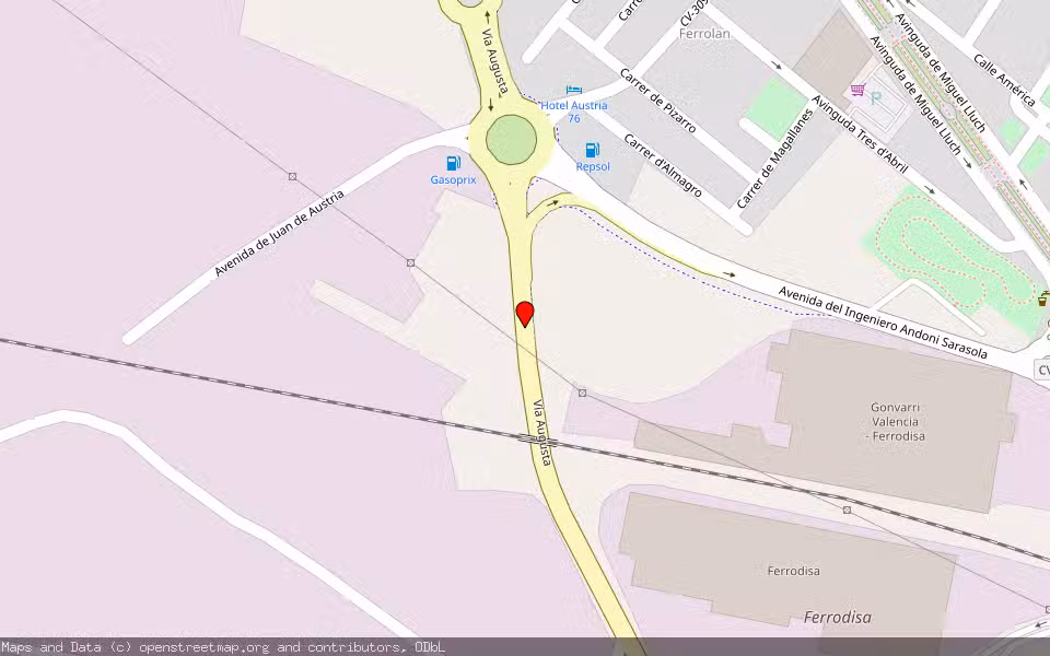 Mapa de Subasta Inmueble (Solar) en Sagunt/sagunto, Valencia/València