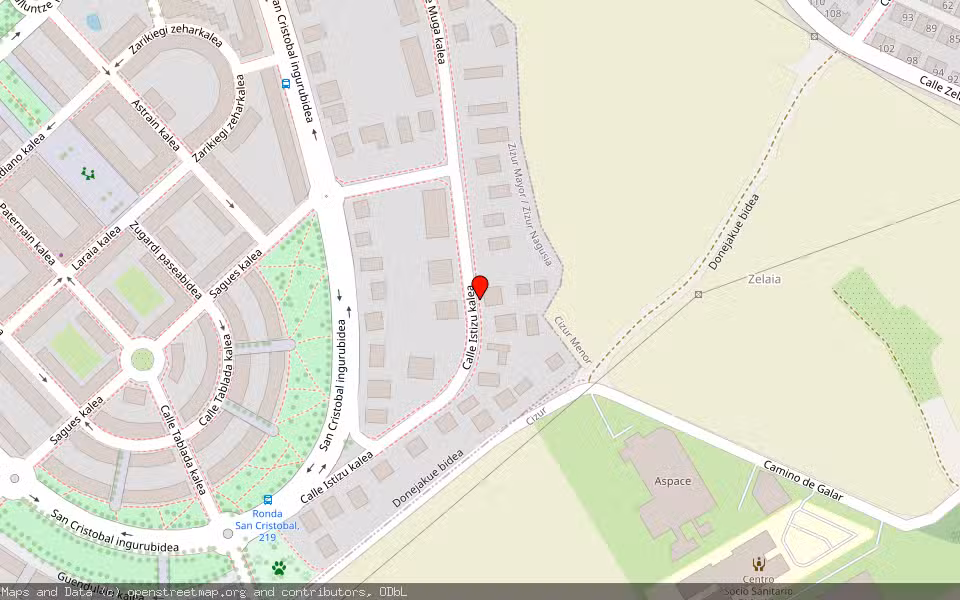 Mapa de Subasta Inmueble (Vivienda) en Zizur Mayor, Navarra