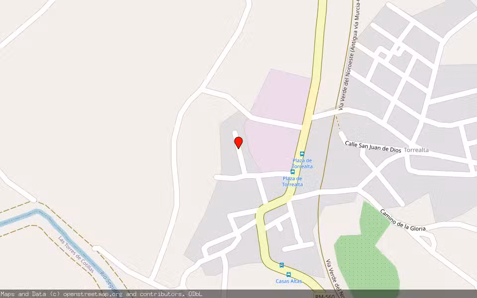 Mapa de Subasta Inmueble (Vivienda) en Molina De Segura, Murcia
