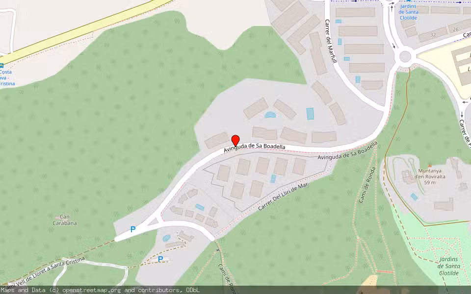 Mapa de Subasta Inmueble (Vivienda) en Lloret De Mar, Girona