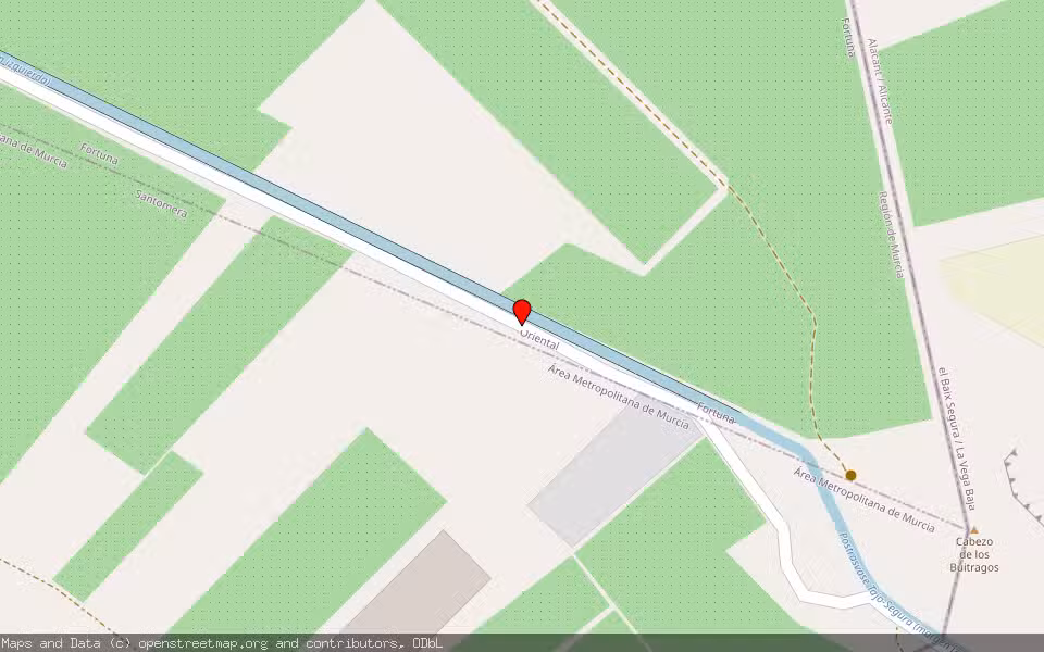 Mapa de Subasta Inmueble (Finca rústica) en Santomera, Murcia