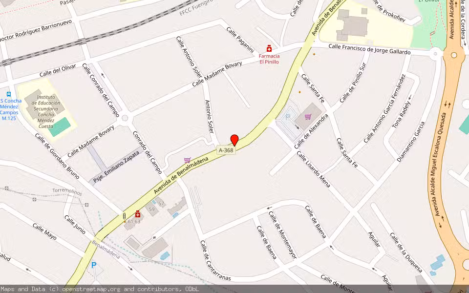 Mapa de Subasta Inmueble (Vivienda) en Torremolinos, Málaga