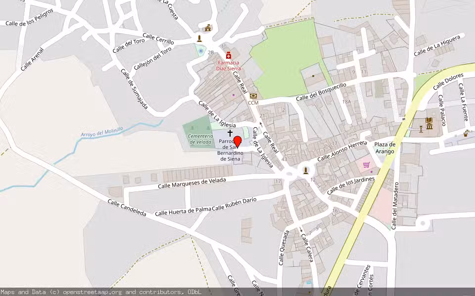 Mapa de Subasta Inmueble (Vivienda) en Velada, Toledo