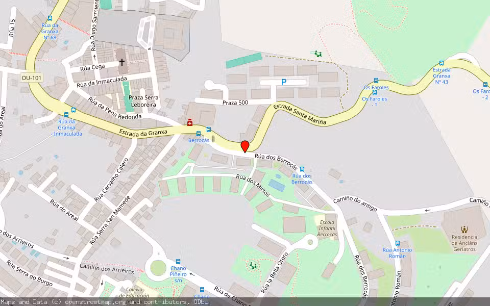 Mapa de Subasta Inmueble (Vivienda) en Ourense