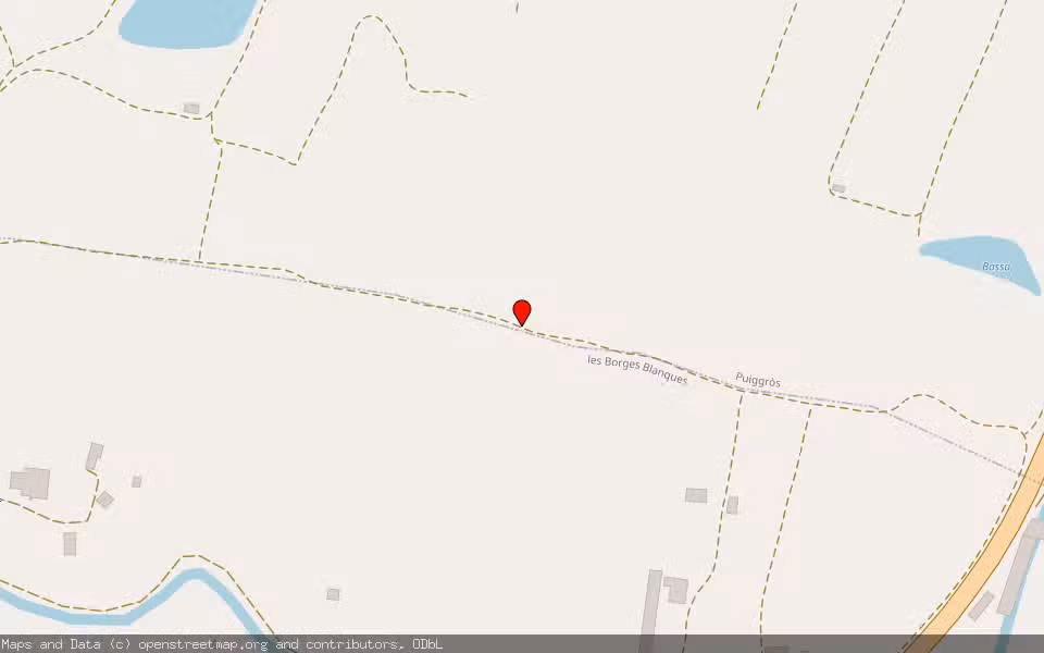 Mapa de Subasta Inmueble (Finca rústica) en Puig-gros, Lleida