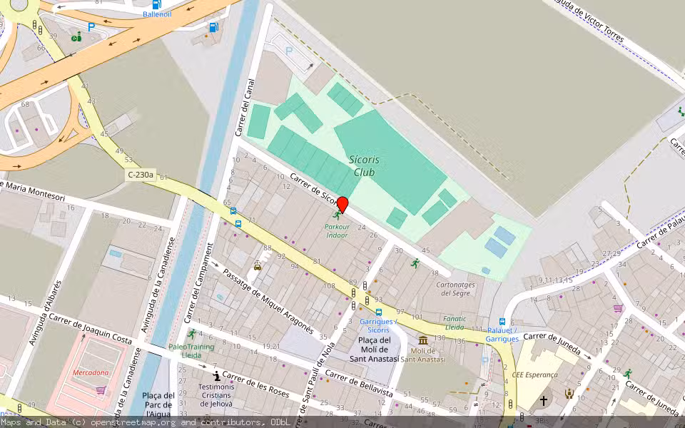 Mapa de Subasta Inmueble (Vivienda) en Lleida