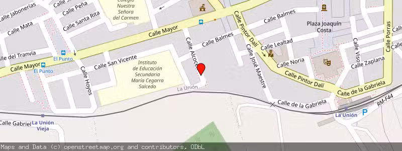Mapa de Subasta de Inmueble (Trastero) en La Unión, Murcia 