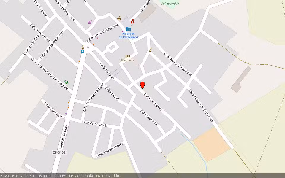 Mapa de Subasta Inmueble (Vivienda) en Torres De Berrellén, Zaragoza