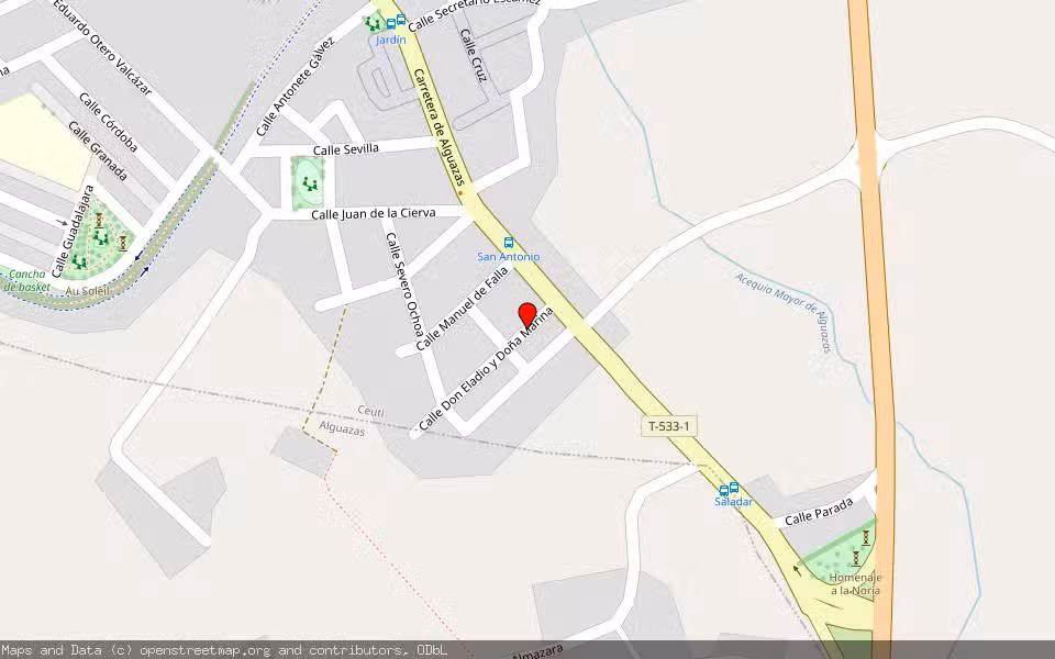 Mapa de Subasta Inmueble (Local comercial) en Ceutí, Murcia