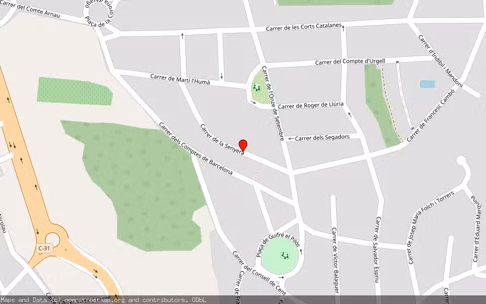 Mapa de Subasta Inmueble (Vivienda) en El Vendrell, Tarragona