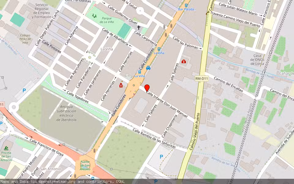 Mapa de Subasta Inmueble (Vivienda) en Lorca, Murcia