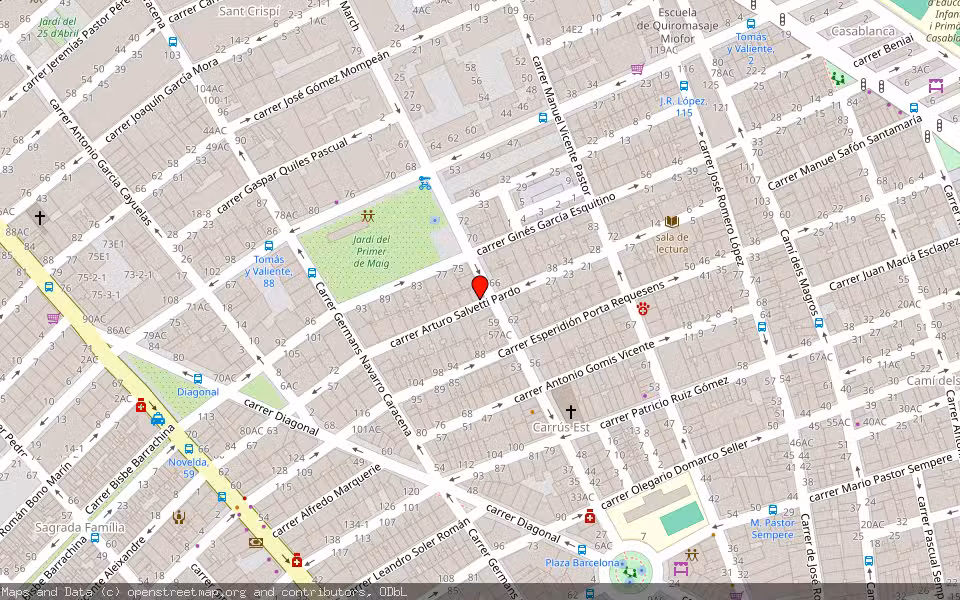 Mapa de Subasta Inmueble (Vivienda) en Elche, Alicante/Alacant