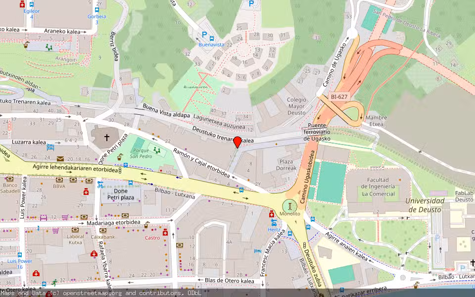 Mapa de Subasta Inmueble (Trastero) en Bilbao, Bizkaia