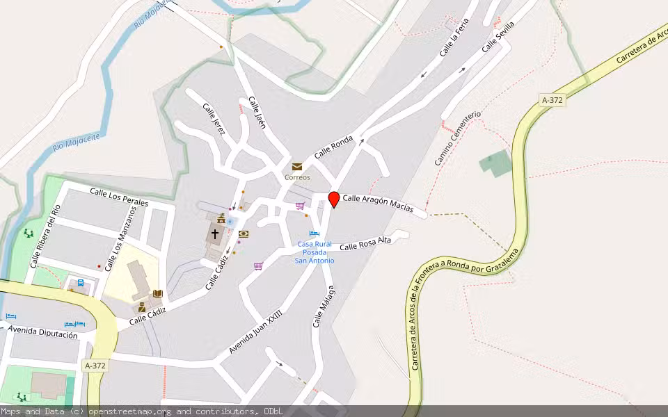 Mapa de Subasta Inmueble (Vivienda) en El Bosque, Cádiz