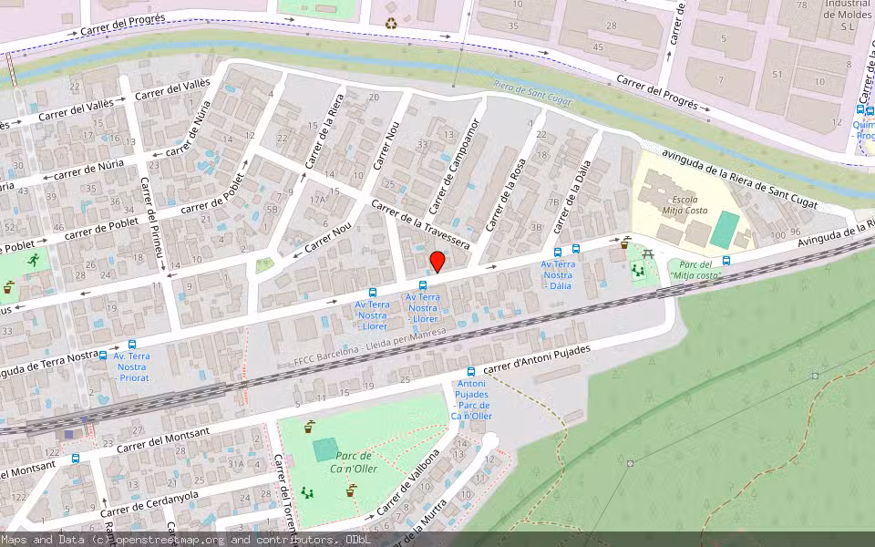 Mapa de Subasta Inmueble (Local comercial) en Montcada I Reixac, Barcelona