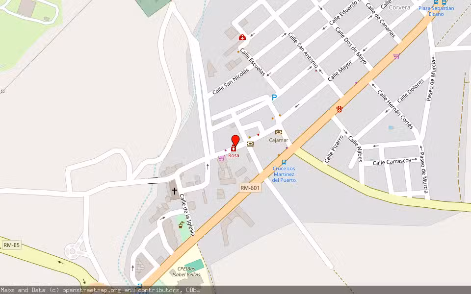 Mapa de Subasta Inmueble (Vivienda) en Murcia