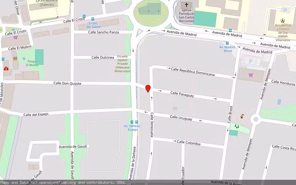 Mapa de Subasta Inmueble (Vivienda) en Villanueva De La Cañada, Madrid