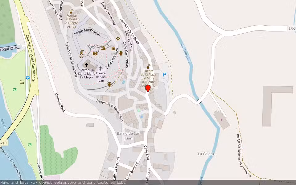 Mapa de Subasta Inmueble (Vivienda) en San Vicente De La Sonsierra, La Rioja