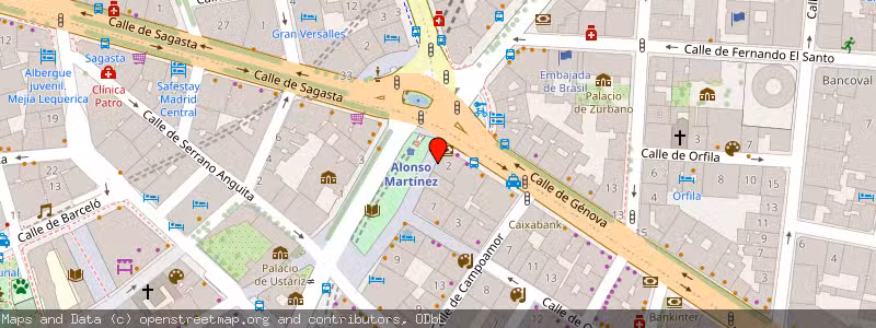 Mapa de Subasta de Inmueble (Vivienda) en Madrid, Madrid 