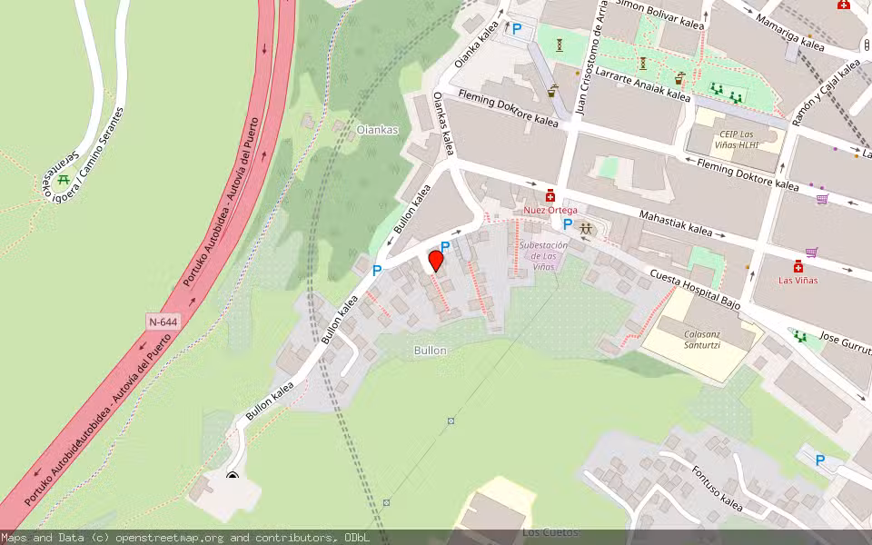 Mapa de Subasta Inmueble (Trastero) en Santurtzi, Bizkaia