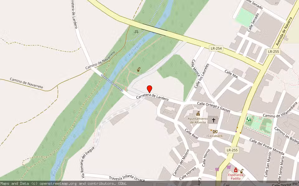 Mapa de Subasta Inmueble (Solar) en Alberite, La Rioja