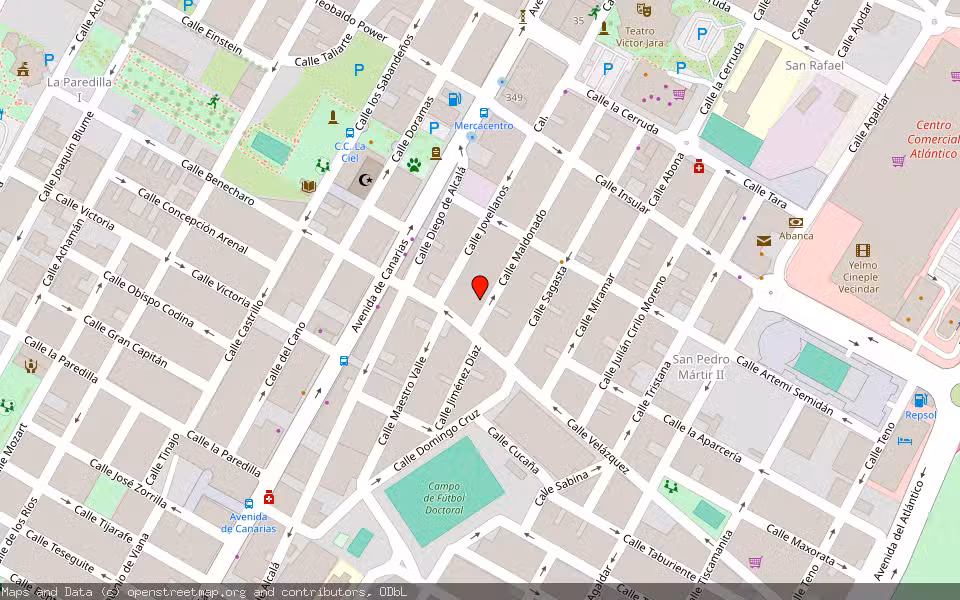 Mapa de Subasta Inmueble (Vivienda) en Santa Lucia, Las Palmas