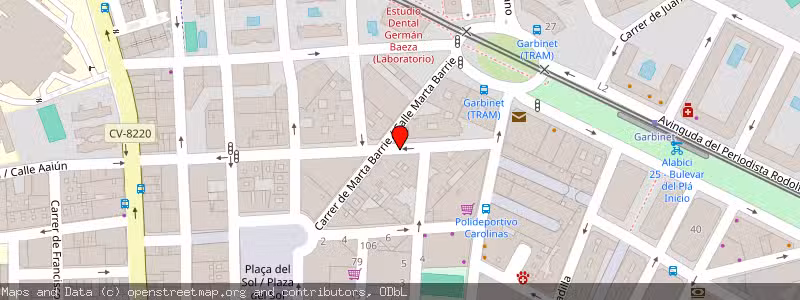 Mapa de Subasta de Inmueble (Vivienda) en Alicante, Alicante 