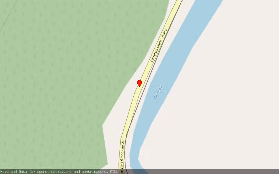 Mapa de Subasta Inmueble (Finca rústica) en Candamo, Asturias