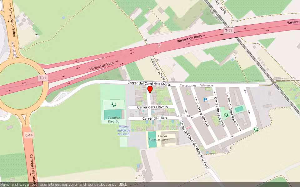 Mapa de Subasta Inmueble (Vivienda) en Vila-seca, Tarragona