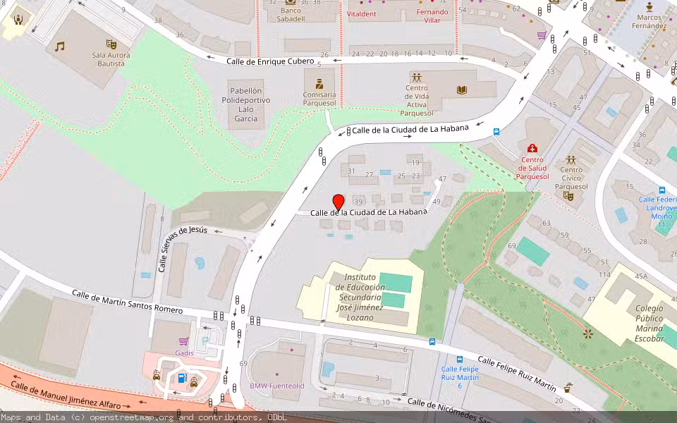 Mapa de Subasta Inmueble (Vivienda) en Valladolid